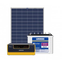 Luminous Solar 1500VA Combo 1500VA and 325Wp x 1 Nos with 120AH x 2 Nos)