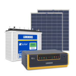 Luminous Solar 1500VA Combo (1500VA and 325Wp x 2 Nos with 150AH x 2 Nos)