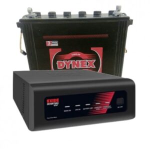 EXIDE InverterZ Star 1050 Inverter with Dynex DTT1500 150AH Tall Tubular Battery
