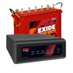 EXIDE InverterZ Star 1050 Inverter with Exide Instabrite IBTT1500 150AH Tall Tubular Battery