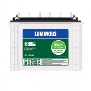 Luminous Shakti Charge SC18054 – 150AH Tall Tubular Battery