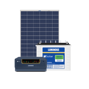 Luminous Solar 1100VA Combo (1100VA and 165Wp x 1 Nos with 150AH x 1 Nos)
